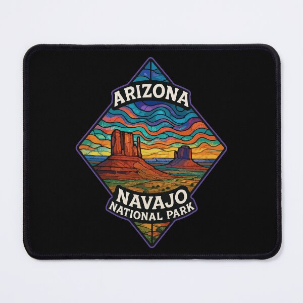 Item preview, Navajo National Park United States Arizona Stained Glass designed and sold by TomFrontierArt.