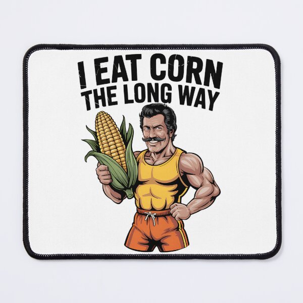 Item preview, I Eat Corn The Long Way designed and sold by lunacarmel.