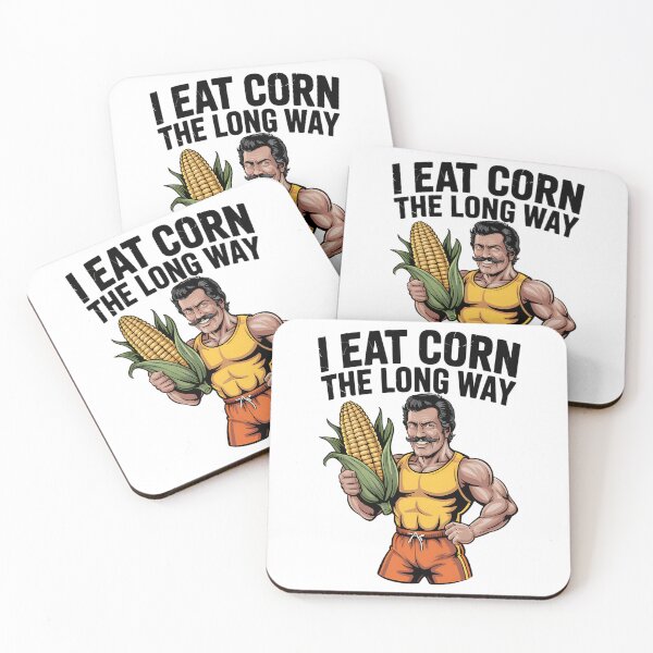Item preview, I Eat Corn The Long Way designed and sold by lunacarmel.