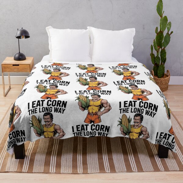 Item preview, I Eat Corn The Long Way designed and sold by lunacarmel.