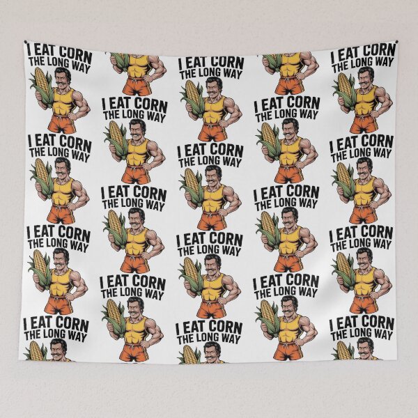 Item preview, I Eat Corn The Long Way designed and sold by lunacarmel.