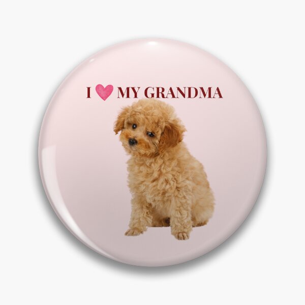 Item preview, I Love My Grandma Cute Poodle Dog Gift designed and sold by chaos-and-curls.