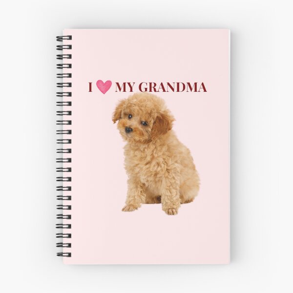 Item preview, I Love My Grandma Cute Poodle Dog Gift designed and sold by chaos-and-curls.