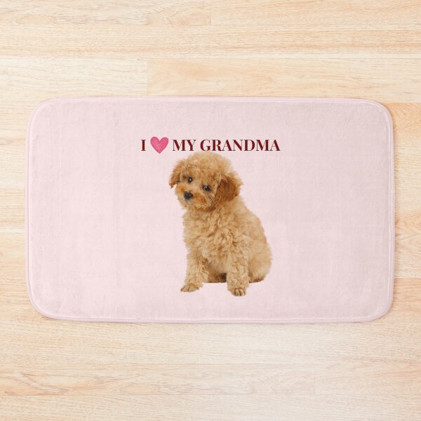Item preview, I Love My Grandma Cute Poodle Dog Gift designed and sold by chaos-and-curls.