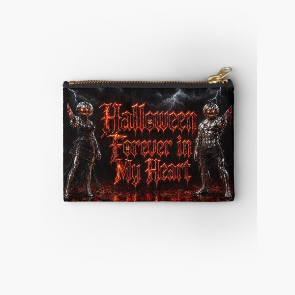 Item preview, Halloween Forever in My Heart Chrome Pumpkin Monster designed and sold by Aimaniia666.