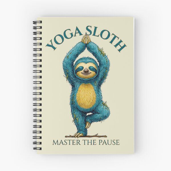 Item preview, Yoga Sloth: Pause Master designed and sold by Finding Source Designs.