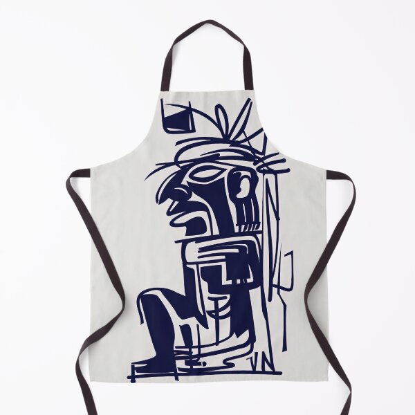 Item preview, Coatlicue, Aztec deity - Blue Abstract Art designed and sold by shadow-bloom.