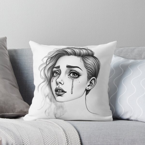 Item preview, manual TAT faces portraits crying woman face portrait (ar 20260707 0359 00001 .png designed and sold by Qubivibe.