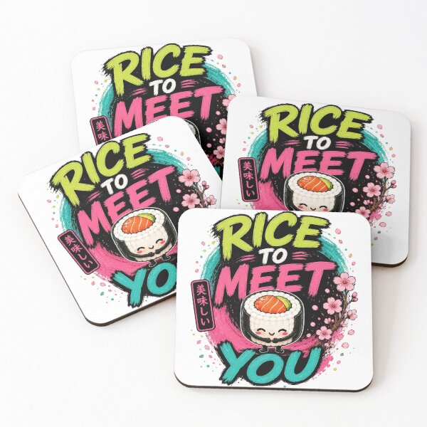 Item preview, Rice to Meet You – Cute Kawaii Sushi designed and sold by Gee-Na.