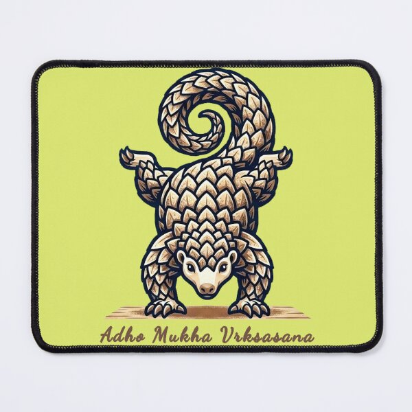 Item preview, Yoga Pangolin: Adho Mukha Vrksasana designed and sold by Finding Source Designs.