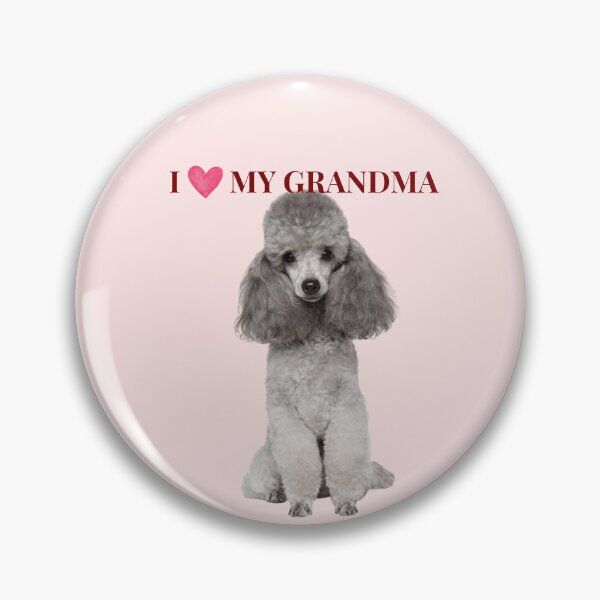 Item preview, I Love My Grandma Cute Poodle Dog Gift designed and sold by chaos-and-curls.
