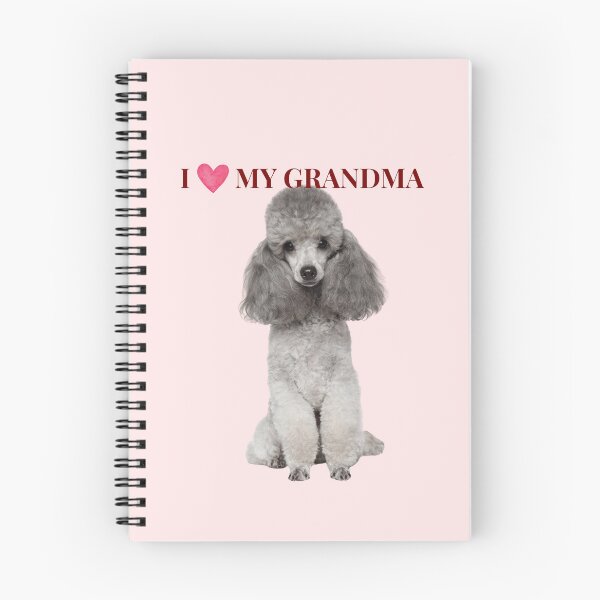 Item preview, I Love My Grandma Cute Poodle Dog Gift designed and sold by chaos-and-curls.