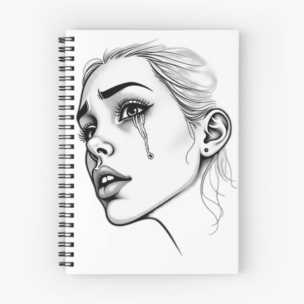 Item preview, manual TAT faces portraits crying woman face portrait (ar 20260707 0359 00005 .png designed and sold by Qubivibe.