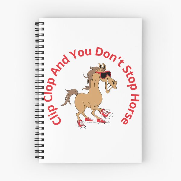 Item preview, Clip Clop And You Don't Stop Horse funny boy girl kids designed and sold by DZYONA.