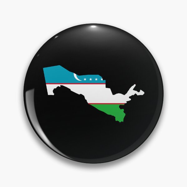 Item preview, Uzbekistan Shaped Flag UZ designed and sold by shitpostee.