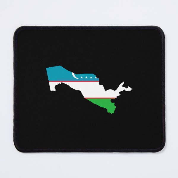Item preview, Uzbekistan Shaped Flag UZ designed and sold by shitpostee.