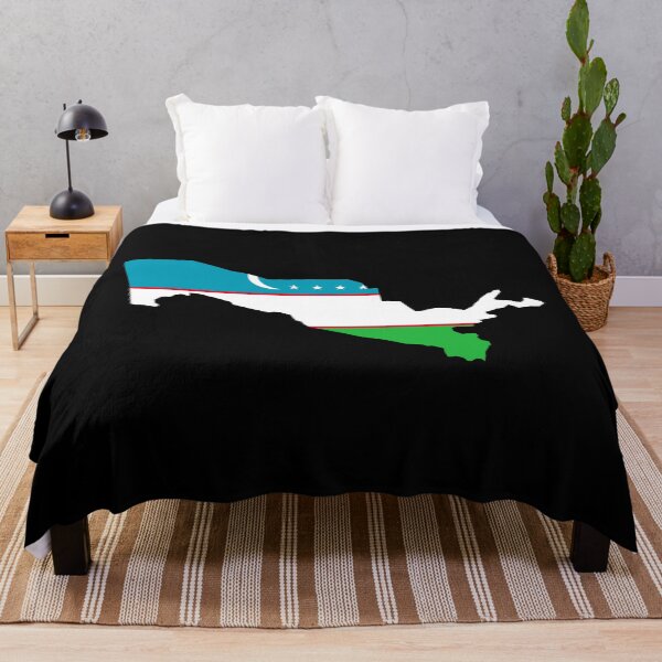 Item preview, Uzbekistan Shaped Flag UZ designed and sold by shitpostee.
