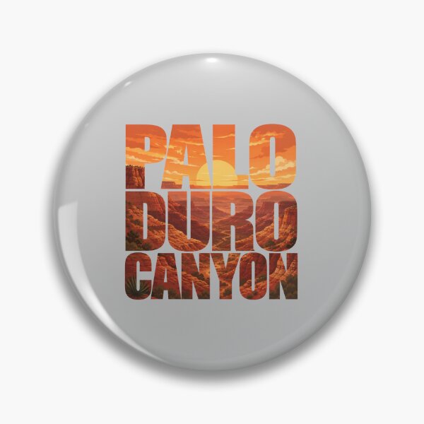 Item preview, Palo Duro Canyon Vintage Desert Travel Graphic designed and sold by SimplyJasper.