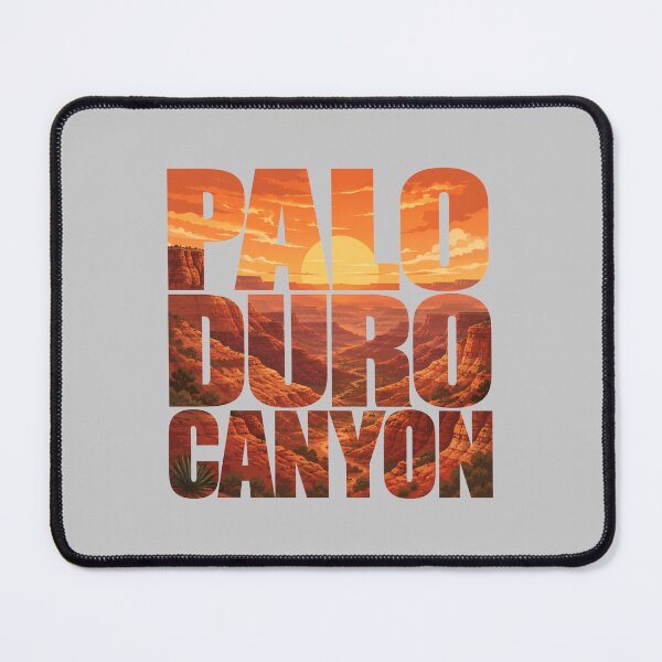 Item preview, Palo Duro Canyon Vintage Desert Travel Graphic designed and sold by SimplyJasper.