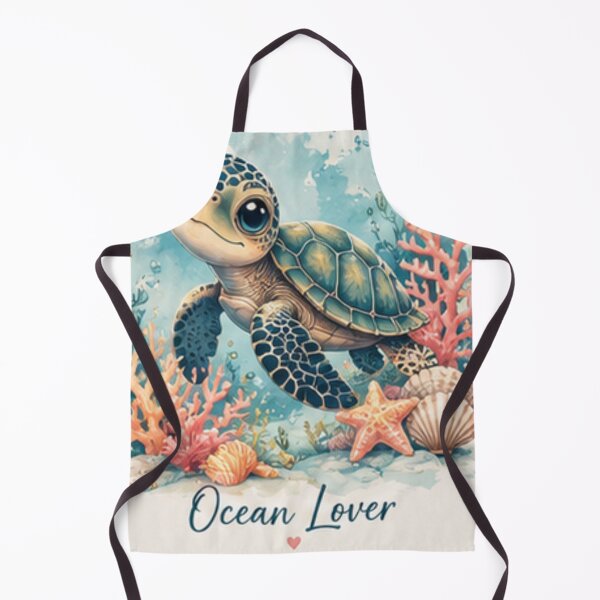 Item preview, Cute Sea Turtle Ocean Lover Design designed and sold by ⭐ AURA STUDIO.