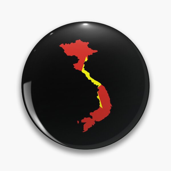Item preview, Vietnam Shaped Flag VN designed and sold by shitpostee.