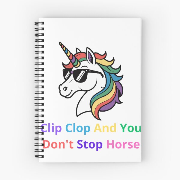 Item preview, Copy of Clip Clop And You Don't Stop Horse funny boy girl kids designed and sold by DZYONA.