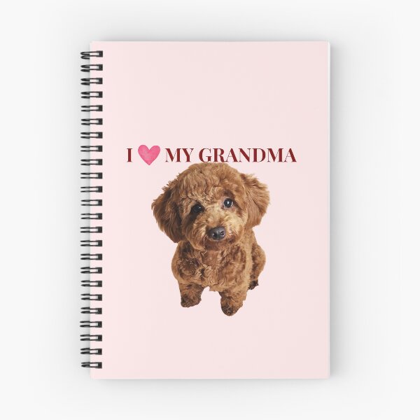 Item preview, I Love My Grandma Cute Poodle Dog Gift designed and sold by chaos-and-curls.