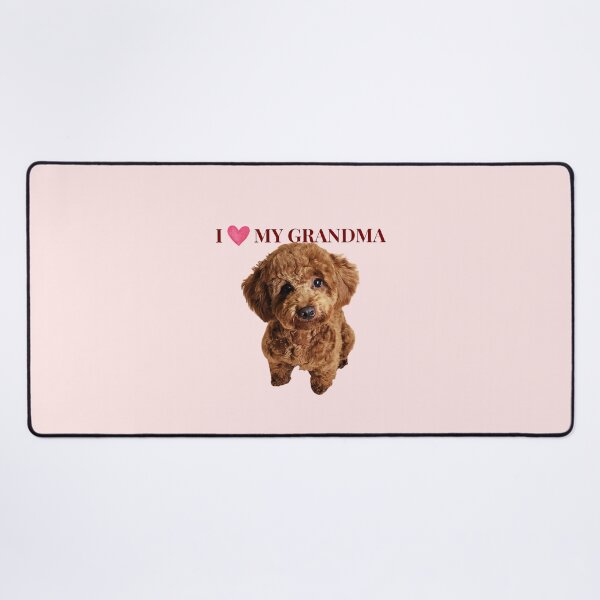 Item preview, I Love My Grandma Cute Poodle Dog Gift designed and sold by chaos-and-curls.