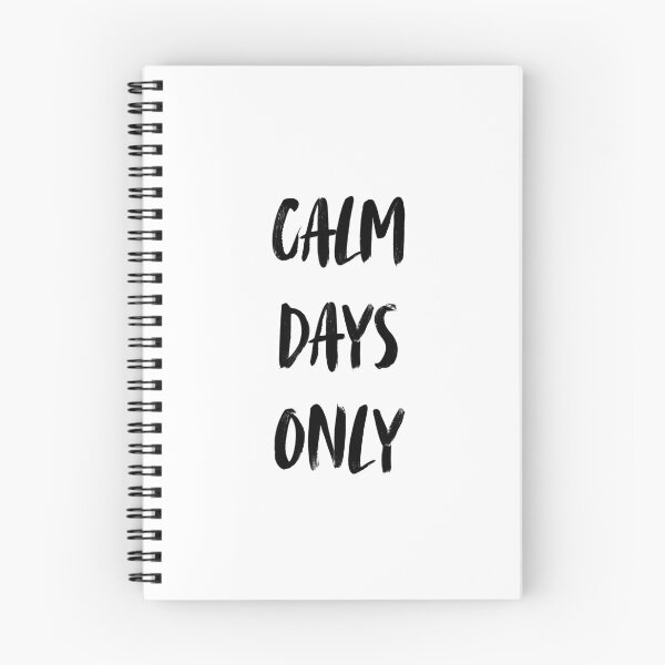 Item preview, Calm Days Only Retro Aesthetic Positive Affirmations Quote Tee designed and sold by FarazDesign110.