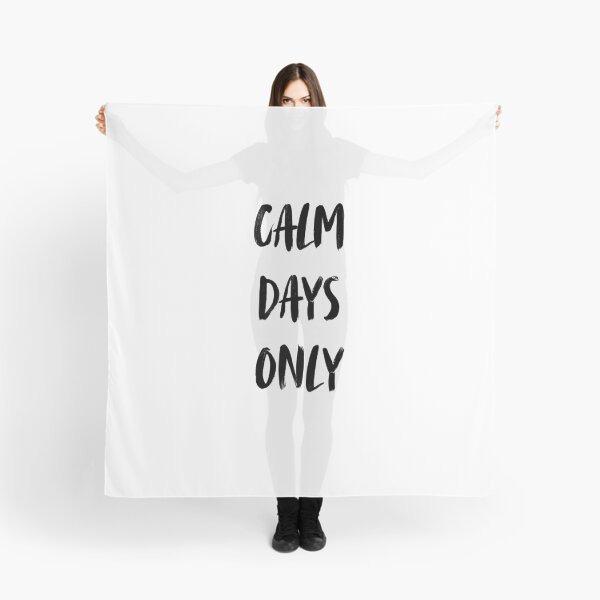 Item preview, Calm Days Only Retro Aesthetic Positive Affirmations Quote Tee designed and sold by FarazDesign110.