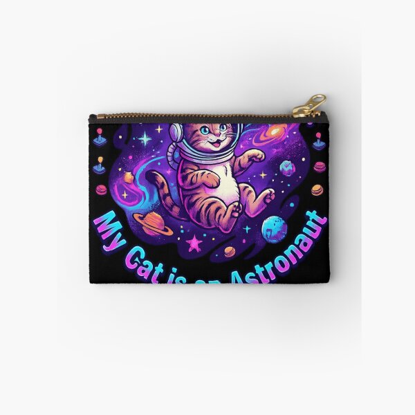 Item preview, Cute Cat Astronaut in Galaxy designed and sold by TeeSpectrume.
