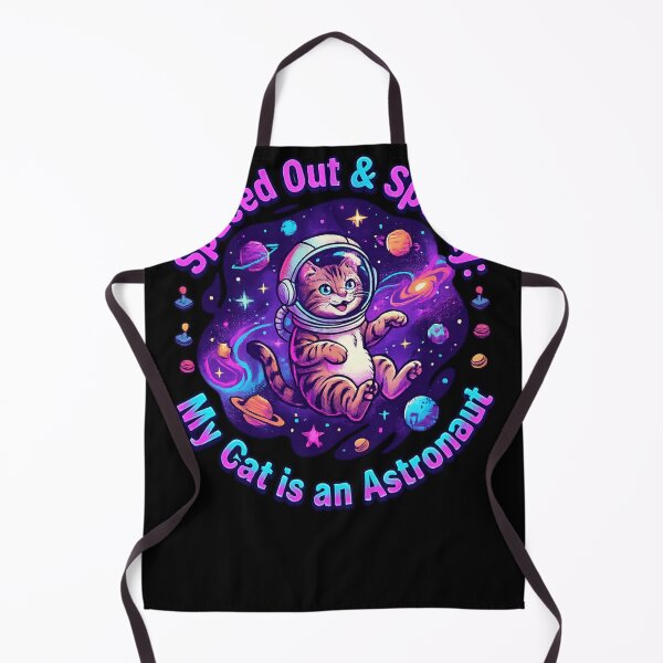 Item preview, Cute Cat Astronaut in Galaxy designed and sold by Feral Feline.