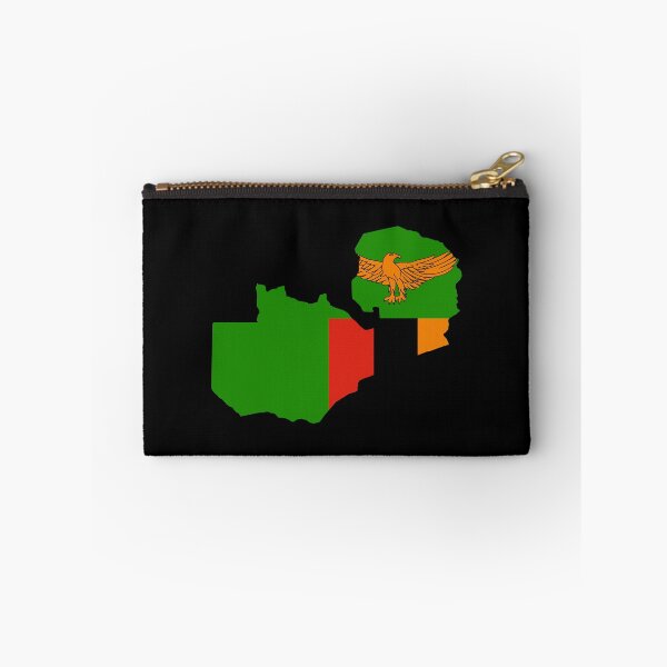 Item preview, Zambia Shaped Flag ZM designed and sold by shitpostee.