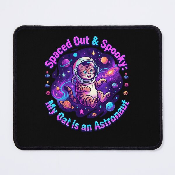 Item preview, Cute Cat Astronaut in Galaxy designed and sold by Feral Feline.