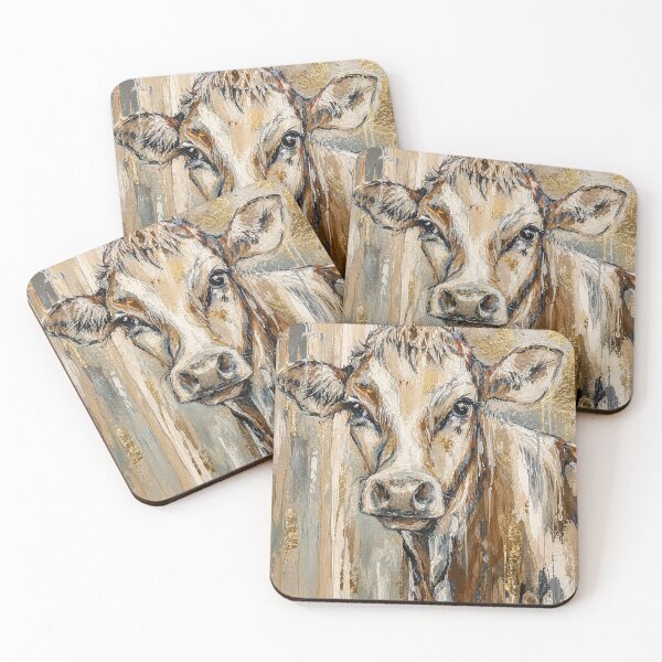 Item preview, Blushing Bovine™ — Elegancia rústica en flor designed and sold by Creative Expressions Art.