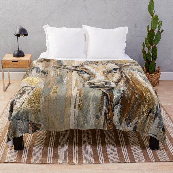 Item preview, Blushing Bovine™ — Rustic Elegance in Bloom designed and sold by Creative Expressions Art.