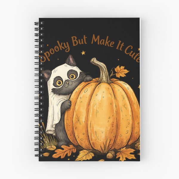 Item preview, Cute Ghost Cat Halloween Pumpkin Tee designed and sold by TeeSpectrume.