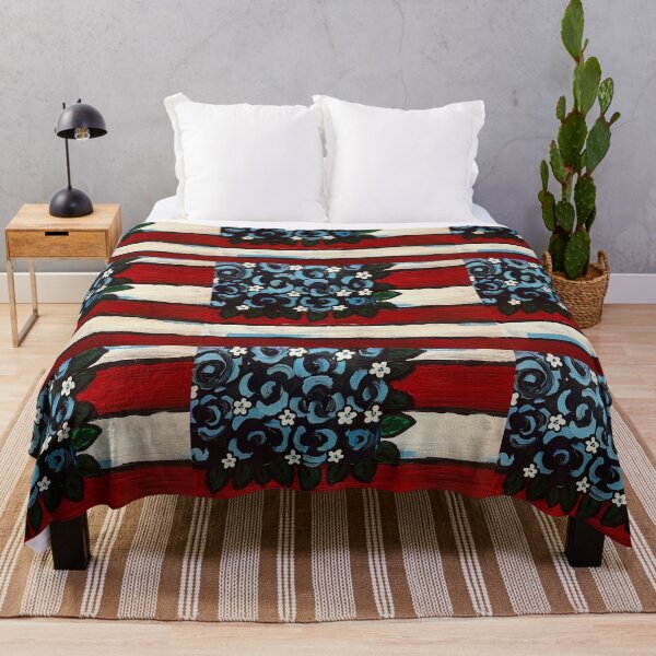 Item preview, American Flag in Bloom designed and sold by Sara's Cozy Canvas Co..
