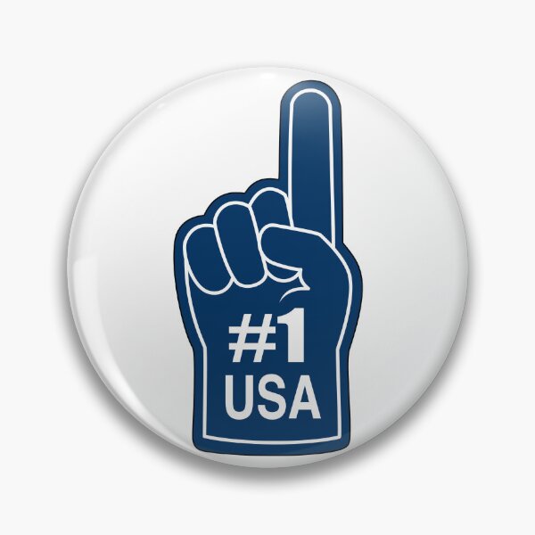 Item preview, Number One USA Foam Finger Blue designed and sold by Anne97s.