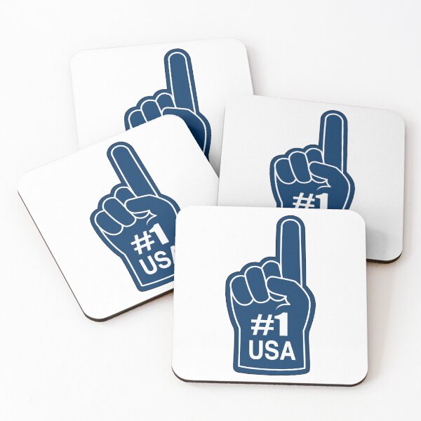 Item preview, Number One USA Foam Finger Blue designed and sold by Anne97s.