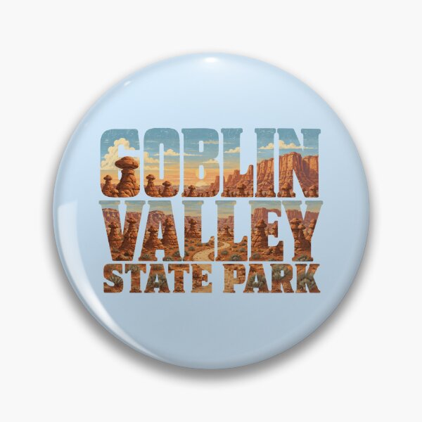 Item preview, Goblin Valley State Park Vintage Desert Graphic designed and sold by SimplyJasper.