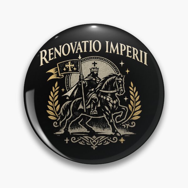 Item preview, Renovatio Imperii | Charlemagne Latin Quote | Holy Roman Empire designed and sold by TheEP.