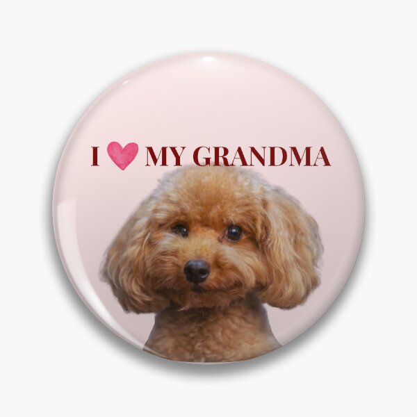 Item preview, I Love My Grandma Cute Poodle Dog Gift designed and sold by chaos-and-curls.