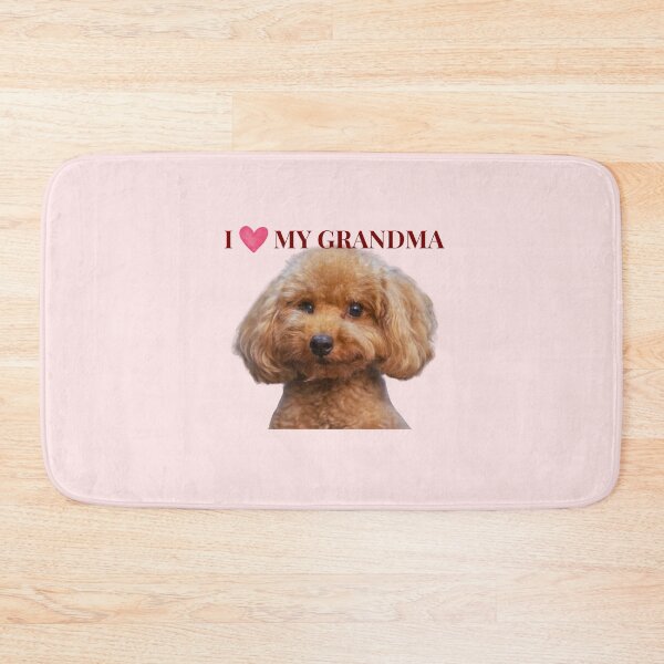 Item preview, I Love My Grandma Cute Poodle Dog Gift designed and sold by chaos-and-curls.