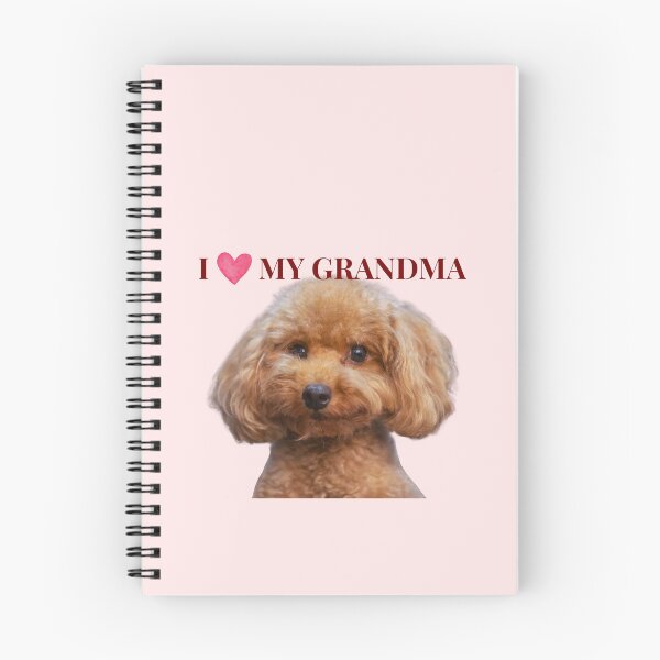 Item preview, I Love My Grandma Cute Poodle Dog Gift designed and sold by chaos-and-curls.