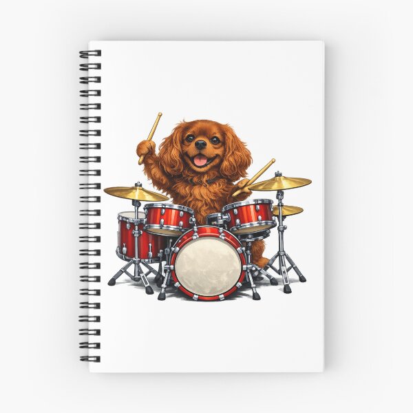 Item preview, Drum playing Ruby Cavalier designed and sold by SpottyRainbow.