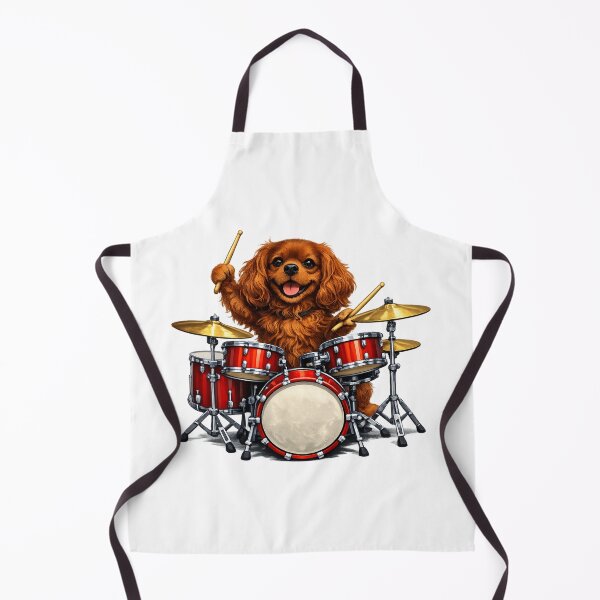 Item preview, Drum playing Ruby Cavalier designed and sold by SpottyRainbow.