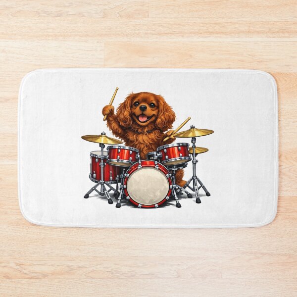 Item preview, Drum playing Ruby Cavalier designed and sold by SpottyRainbow.