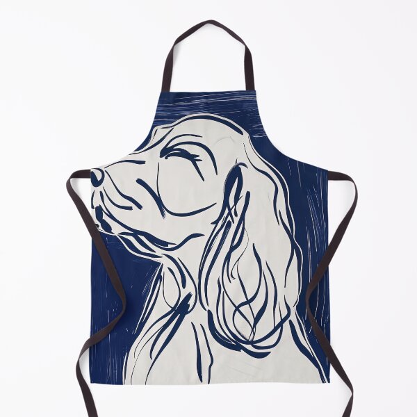 Item preview, Cocker Spaniel - Blue Abstract Art designed and sold by shadow-bloom.
