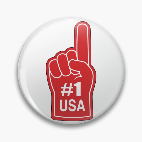 Item preview, Red Number One USA Foam Finger designed and sold by Anne97s.